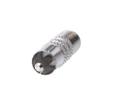 F-Type Female Jack to RCA Male Plug Coax Cable Adapter TV Connector Multi-Pk LOT