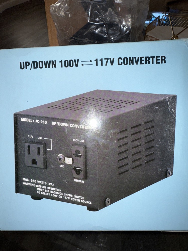 JC-950 – Japanese Step Up/Down Voltage Transformer Converts Japan 100 Vo…