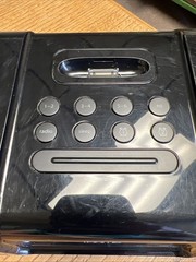 iHome iP9 Black iPod Speaker Dock Dual Alarm Clock Radio AC Adapter Included.