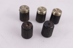 Lot of Scott & Other Mfg Small Control Knobs Tube Amp Receiver Pre Etc