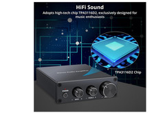 PROZOR PW073SAN Hi-Fi Power Amplifier Mini Stereo Audio Amplifier 50+50=100W NEW