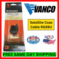 Vanco CBJ2B Panel jack for CBH2B & CBH2W Power Harnesses CB Radio Accessory Kit