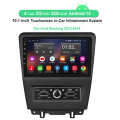 Android 13 Car Stereo Radio GPS Navi Apple CarPlay BT For 2010-2014 Ford Mustang