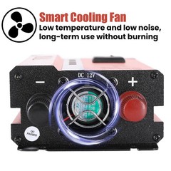 Convertidor De Corriente 5000W Para Carros Coche DC 12V a 110V AC Inversor 4 USB