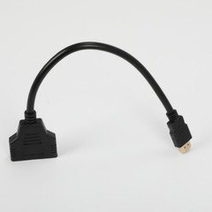 1PC HDMI 1080P Male to 2 Female 1 In 2 Out Splitter Cable Adapter Converter