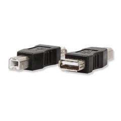 2 Pack USB 2.0 A Female to USB B Print Male Adapter Converter Scanner Plug