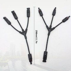 Solar Y Branch Connectors 1000V DC 1 to 3 Solar Panel Parallel Connectors,IP6…