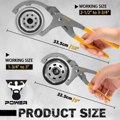 ELEAD 9-Piece Ultimate Oil Filter Wrench Set – Professional Oil Filter Removal