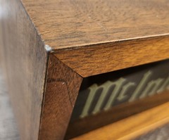 McIntosh Light Box with factory glass and homemade cabinet