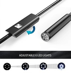 TYPE-C 6LED Endoscope Borescope HD Flexible Inspection Camera Scope For Type C