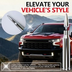 5.5in Chrome Bullet Antenna 50 Cal Truck Antenna Fittings， Fit for Ford F150 …