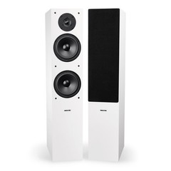 Fluance Elite 5.0 Surround Sound Home Theater Speaker System – White