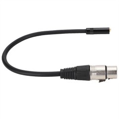 3.5MM Female to XLR Female Zinc Alloy 3.5MM Interface Audio Adapter Cable Patch