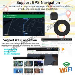 Apple Carplay For 10.1” Android 10 Car Stereo Radio GPS Navi WIFI USB + Camera