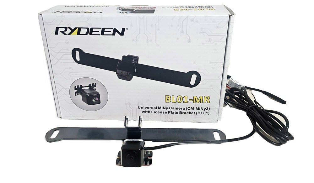 Rydeen BL01-MR MINy Series backup camera W/ License Plate Bracket
