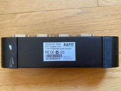Bafo DVI Single Link 1 to 3 Splitter with Audio