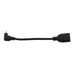 1PCS Mini HDMI Male to HDMI Female Adapter Cable 90 Degree 1080P Full HD 0.15M