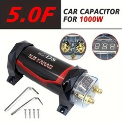 9.0/5.0Farad Capacitor Car Audio 1000-1000W,Display,Protection Power Amplifier