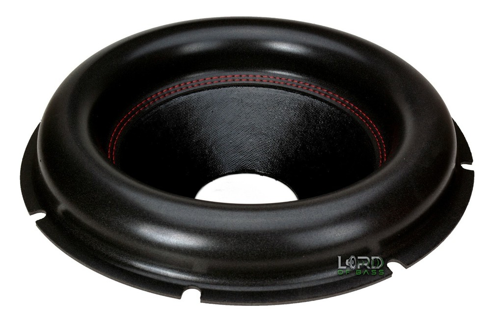 12″ Mega Roll Subwoofer Cone Red Stitching 3″ VCID Foam Surround CN1236RS