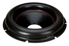 12″ Mega Roll Subwoofer Cone Red Stitching 3″ VCID Foam Surround CN1236RS