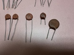 NOS Sprague 3kV Ceramic Disc Capacitors – RF/Bypass Set 68pF–0.005µF – 16 pcs