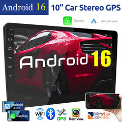 Android 16 Carplay GPS Navi WiFi Double 2Din Touch Screen Car Stereo Radio 10.1″