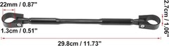 Universal Motorcycle Motorbike Balance Bar 7/8” 22mm Handlebar Cross Bar Black