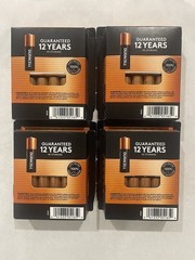 QTY (4) 24 Pack Duracell Power Boost AA Batteries MARCH/2037