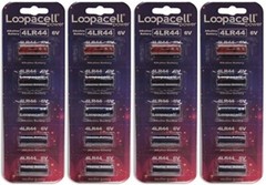 25 A544 4LR44 PX28A 476A GP476 K28L L1325 V28PX 6V Collar Batteries By LOOPACELL