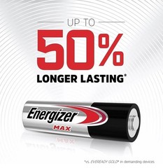 200 ct Energizer Max Alkaline Batteries AA Batteries EXP 2036 Brand New