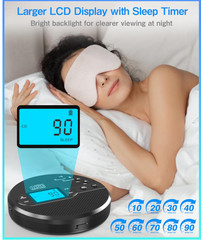 Reproductor CD Portátil Bluetooth FM Auto Anti-Skip Recargable AUX USB, LCD. Nue