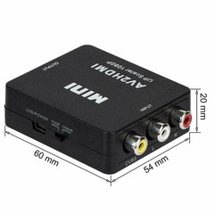 LOT RCA to HDMI Converter Adapter AV 1080P For TV Audio Video Composite AV2HDMI