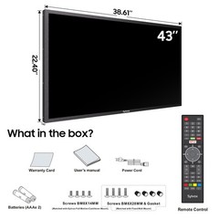 Sylvox 65″ Outdoor Digital Signage TV Waterproof IP65 fire stick WIFI 1000 nits