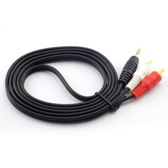 1.5/5/10M AUX Audio Cable 3.5mm Jack Male to 2 RCA Male AV Cord Fr Mp3 Phone Pod