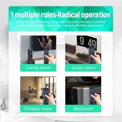 Replacement Soundbar Remote with Ergonomic Design – Easy Setup, 40ft Range