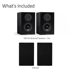 Fluance Elite 2-Way Bookshelf Surround Sound Home Theater Speakers