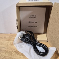 HDMI to RCA HD 1080P HDMI to AV 3RCA CVBS Composite Video Audio Converter Cable