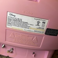 Disney Princess Pink TV 13” P1310ATV with Universal Remote – TESTED