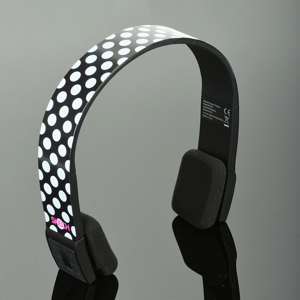 Bluetooth Wireless Headphones On the Ear Ear Pad Stereo Headband Headsets w/ Mic