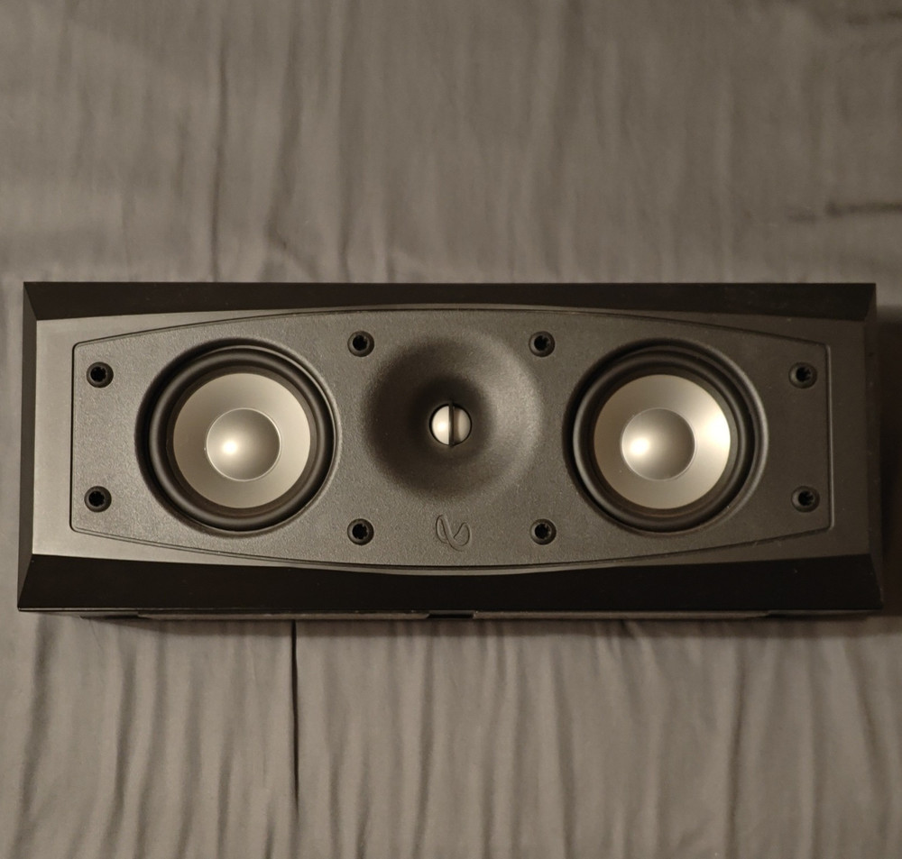 Infinity Black Center Channel Speaker Wired 8 Ohm 60W MPN NM0767-012811 C.M.M.D