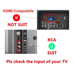 HDMI To RCA AV Adapter Converter Cable CVBS 3RCA 1080P Composite Video Audio