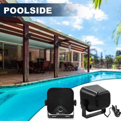 Marine Stereo Bluetooth Waterproof AM FM Radio System for ATV UTV RV UV Golf Car