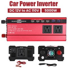 7000Watt Power Inverter Pure Sine Wave 24V to 110v 120v Solar Off Grid System RV