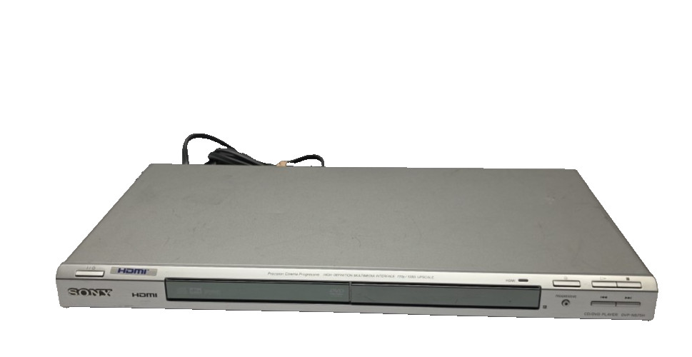 Sony DVP-NS75H Silver CD DVD Player HDMI 720p 1080i Upscale No Remote