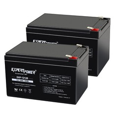 2 Pack ExpertPower 12 Volt 12 Ah Rechargeable Battery || EXP12120 Size 2 Pack
