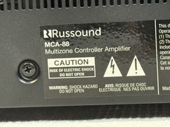 Russound MCA88 8Zones Amplifier Preowned Please Read Description G2U