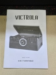 Victrola Empire Signature 6-in-1 Record Player Bluetooth FM CD Cassette | NMINT!