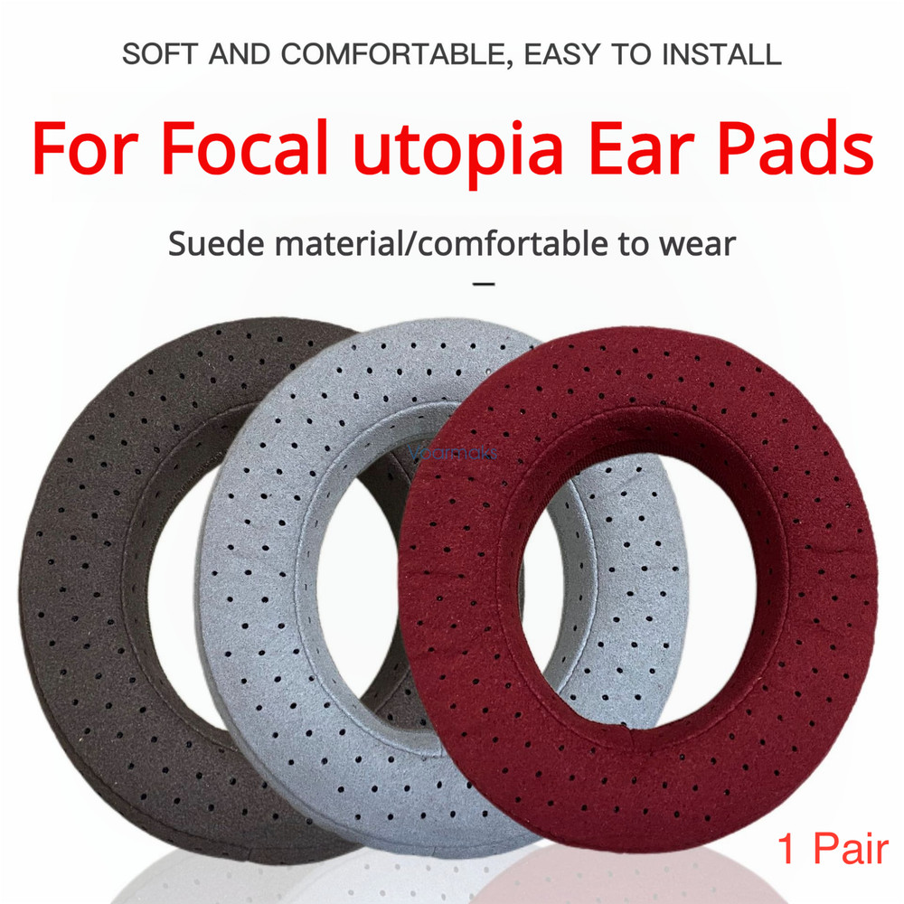Replacement Suede Ear Pads for Focal Clear Pro/ Clear Mg/ Clear Headphone
