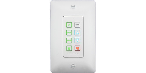 Aurora DXB-8i 8-button 1-gang backlit button control pad
