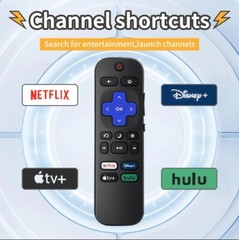 2pack Remote Control Replacement For All TCL Hisense Onn Roku TV
